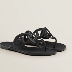 Hermes Egerie sandal black - size 39